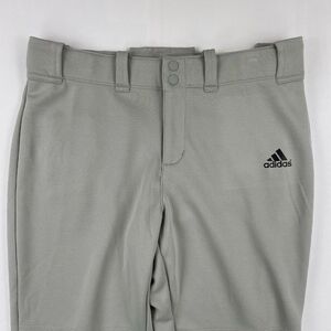 Adidas Womens Classoc Fit Elastic Bottom Softball Pants Size Large